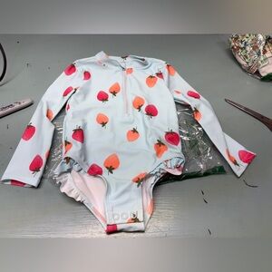 Fruit Print 3T Swim One Piece simple joys by Carter